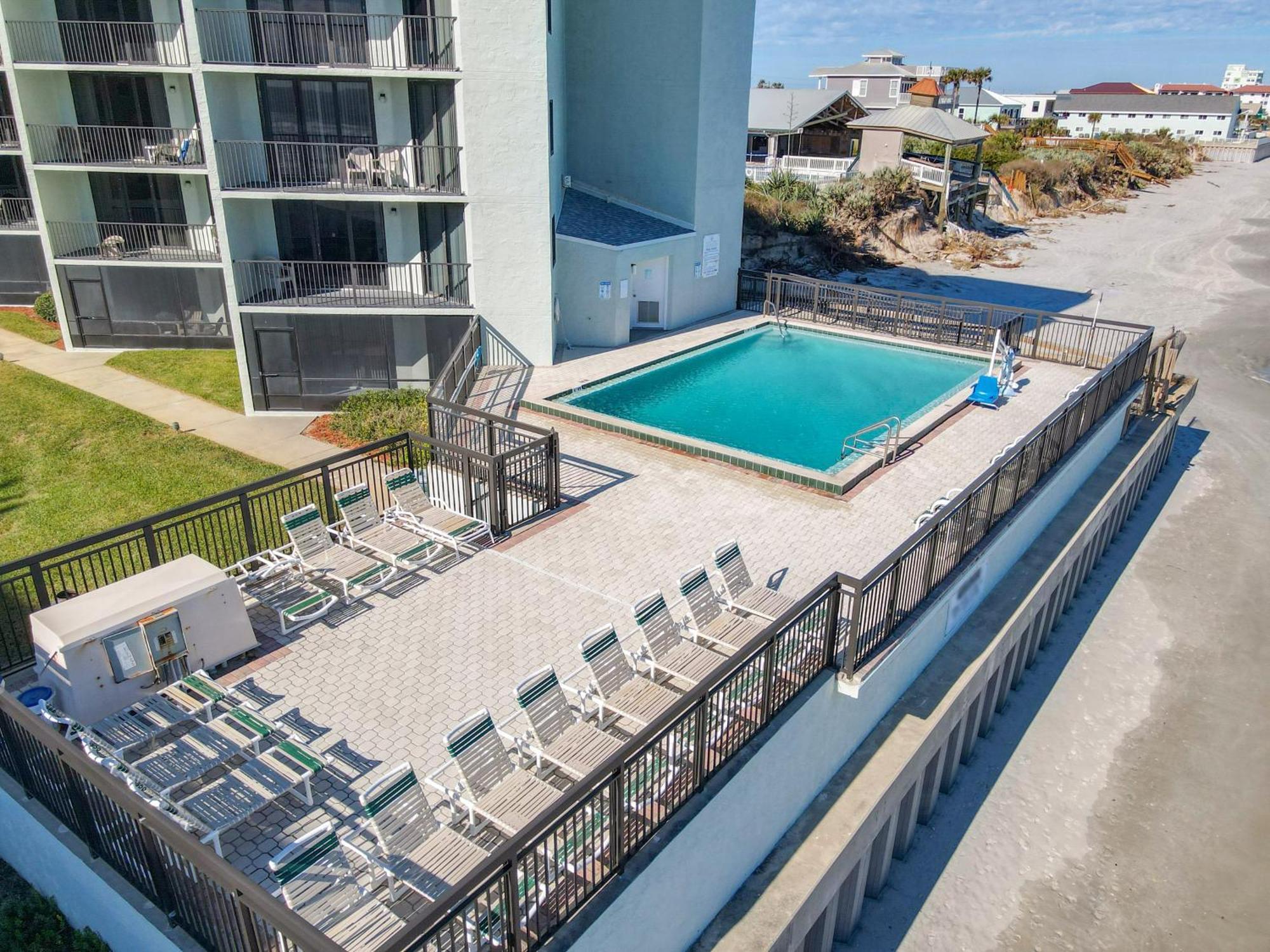 Ocean View With A Beachfront Pool At Ocean Trillium Condo ~ 702 New Smyrna Beach Kültér fotó